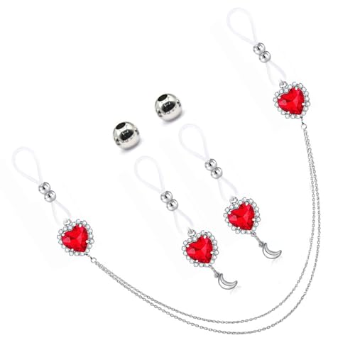 Stilvolle Strasssteine Anhänger Brustwarzenkette Körper BH Kette Für Jugendmädchen Und Trendige Frauen Beach Partys Nippelschmuckringe Set Set Stilvolle Strasssteine Anhänger Brustwarzenkette Körper BH Kette Für Jugendmädchen Und Trendige Frauen Beach Partys Nippelschmuckringe Set Set von Oxtxuzdm