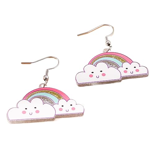 1 Paar Acrylohrringe Einfache Dangle Haken Ohrringe Stilvolle Tropfen Mode Schmuck Geschenk Für Frauen Mädchen Alltäglicher Tragen Ohrschmuck von Oxxggkao