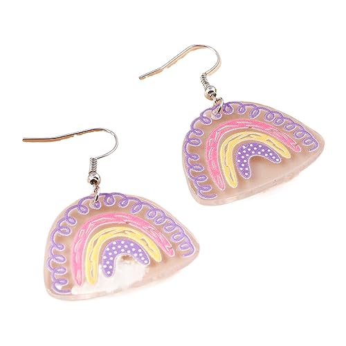 1 Paar Acrylohrringe Einfache Dangle Haken Ohrringe Stilvolle Tropfen Mode Schmuck Geschenk Für Frauen Mädchen Alltäglicher Tragen Ohrschmuck von Oxxggkao