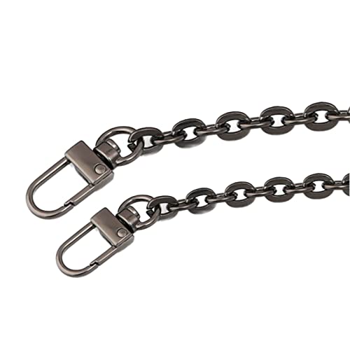 100/120 Cm Metallkettenbeutel Träger Bags Accessoires Frauen Ersatz Schulterkreuzbody Riemen Für Handtaschen Black Metal Chain Cainse Gurt Schwer Für Frauen Hängen von Oxxggkao