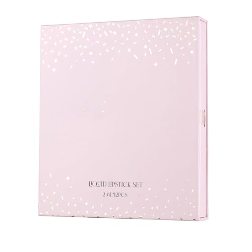 12 Farben Lipgloss Flüssiger Lippenstift Set Wasserdichte Lippentonten Matte Flüssige Lippenstift Make Up Versorgung Für Frau Und Mädchen von Oxxggkao