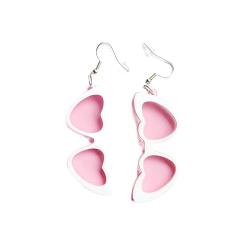 Acrylheizen Ohrring Süßes Kühles Herz Sonnenbrille Charme Ohrringe Temperament Hoop Mode Schmuck Schmuckschmuck Accessoires Party Acrylheizen Ohrring Süßes Kühles Herz Sonnenbrille Charme Ohrringe Temperament Hoop Mode Schmuck Schmuckschmuck Accessoires Party von Oxxggkao