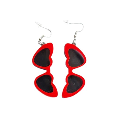 Acrylheizen Ohrring Süßes Kühles Herz Sonnenbrille Charme Ohrringe Temperament Hoop Mode Schmuck Schmuckschmuck Accessoires Party Acrylheizen Ohrring Süßes Kühles Herz Sonnenbrille Charme Ohrringe Temperament Hoop Mode Schmuck Schmuckschmuck Accessoires Party von Oxxggkao