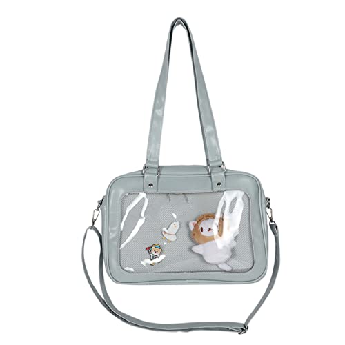 All Match PU Umhängetasche Handtasche Verstellbarer Messenger Crossbody Mit Reißverschlusszubehör Für Schulpendel Schulter Crossbody Messenger Netter Wasserdichte Schulpendel Lederhandtaschen von Oxxggkao