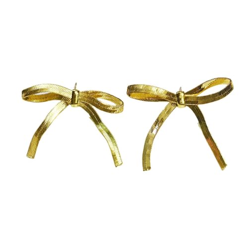Bögen Geformte Dangle Ohrring Schlangenkette Ohrringe Bogenknoten Anhänger Ohrenbauer Vielseitige Ohrverhinderung Für Tägliche Kee Casual Mode Accessoire von Oxxggkao