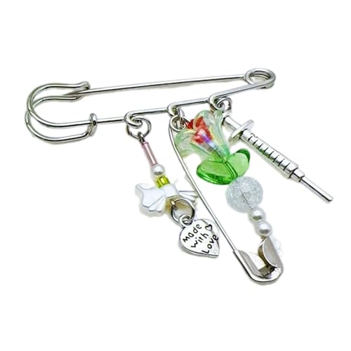 Bowknot Flower Broschen Taille Hosen Erweiterung Sicherheitsstifte Mode Kleidung Pin Pullover Schalklamme Geschenk Für Frauen Mädchen Taille Hosen Strecke Sicherheitsstifte Leuchtet Elegante von Oxxggkao