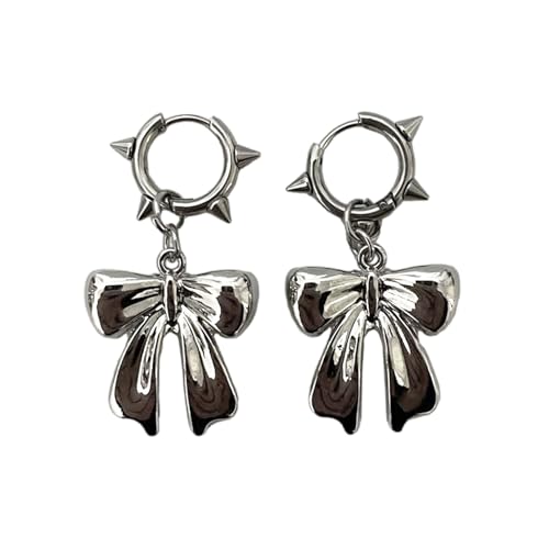 Bowknot Studs Ohrring Minimalist Ohr Piercing Schmuck Trendy Silber Ohrhänger Vintage Accessoire Für Frauen Mädchen Minimalistische Silberfarbe Ohrringe Bowknot Studs Ohrring Minimalist Ohr Piercing Schmuck Trendy Silber Ohrhänger Vintage Accessoire Für Frauen Mädchen Minimalistische Silberfarbe Ohrringe von Oxxggkao