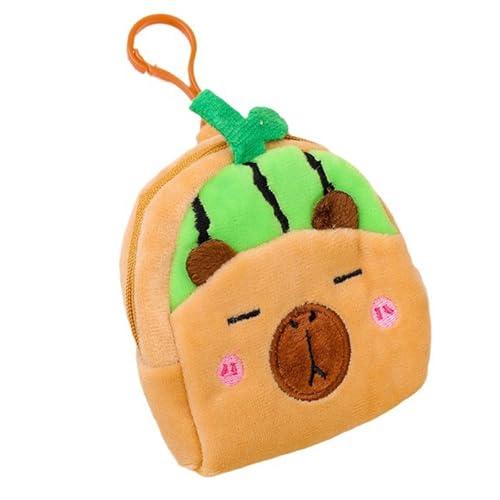 Cartoon Capybara Münze Geldbeutel Toy Bag Wechseln Sie Kleine Geldbörse Mädchen Schöne Plüsch Kopfhörer Lagerung Kinderbeutel Plüschhalte Capybara Ohrhörer Aufbewahrungstasche Kinder Kinder von Oxxggkao