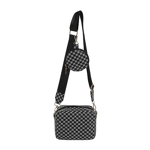 Crossbody Handtasche Für Frauen Kleine Tasche Geldbeutel Mit Münzbeutel Breiter Riemen Weiche PU Schulter Seite Handtasche Taschen Trendy Telefon Messenger Telefon Brieftasche Geldbörsen Teen Teen von Oxxggkao