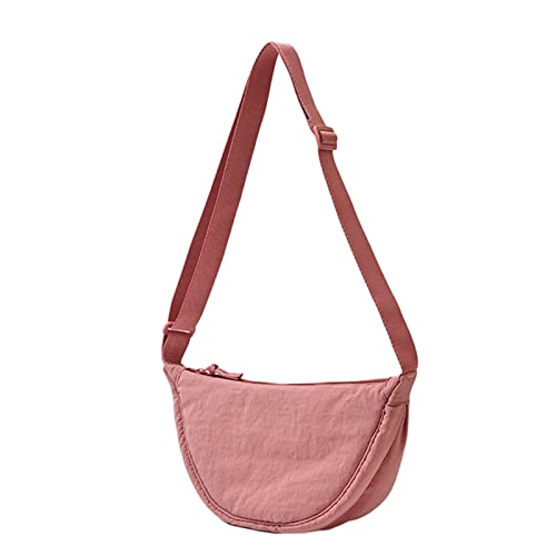 Einfaches Design Frauen Chest Tasche Mode Damen Nylon Hobos Kleine Umhängetaschen Solid Farbe Vintage Weibliche Mädchen Geldbeutel Crossbody Tasche Für Frauen Mittelgroße Größe von Oxxggkao