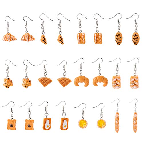 Einzigartige Klassische Simulierte Brotform Stift Ohrringe Multi Typ Für Frauen Männer Schöne Mode Ohrschmuck Gold Dangle Tropfen Für Frauen von Oxxggkao