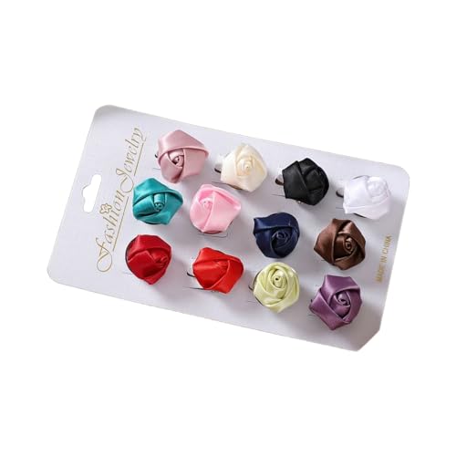 Einzigartige Rosenblumen Brosche Pin Kleidung Schmuckzubehör Accy Catching Corsage Pins Perfekten Geschenk Für Frauen Mädchen Mann Hochzeit Boutonniere Stick von Oxxggkao