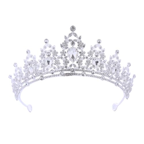 Ethnische Metallkronen Für Erwachsene Frauen Hochzeit Kopfbänder Kristall Stirnband Haarband Festival Kronen Neujahr Kopfspeise Geschenk Brautkrone von Oxxggkao