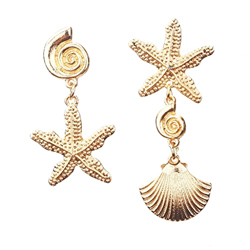 Für Schalenohrringe Muschel Dangle Mädchen Strand Geschenksternschuhe Muschelohrringe Mädchen Hypoallergene Für Schalenohrringe Muschel Dangle Mädchen Strand Geschenksternschuhe Muschelohrringe Mädchen Hypoallergene von Oxxggkao