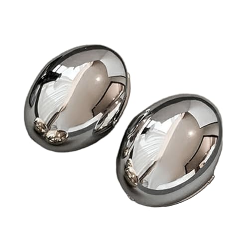 Gold/Silber Clip Ohrring Einzigartige Elliptische Kugelohrohrstollen Keine Piercings Erforderlich von Oxxggkao
