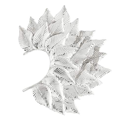 Gold Silber Farbe Nicht Piercing Ohren Clip Big Leaf Ohrring Manschette Eine Seite Lätzchen Mode Schmuckdekoration Für Tanzparty Stollen Ohrringe Für Männer Farben von Oxxggkao