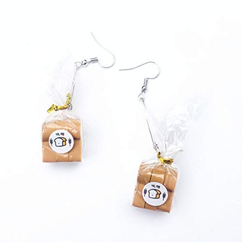 Handgefertigter Süßer Leichtmetallbrot Drop Ohrringe Fashion Fun Schöne Hoop Absolventen Drop Dangle Ohrringe Set Handgefertigter Süßer Leichtmetallbrot Drop Ohrringe Fashion Fun Schöne Hoop Absolventen Drop Dangle Ohrringe Set von Oxxggkao
