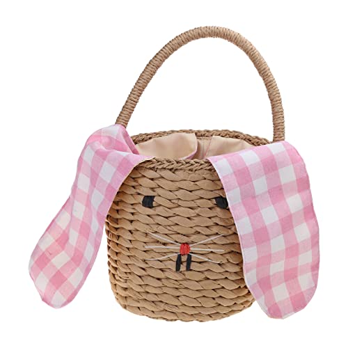 Kinder Mädchen Strandtasche Süße Kaninchenohr Strohhalm Keys Münze Geldbörse Handtasche Fotografie Requisiten Mädchen Strandtasche Kinder Mädchen Strandtasche Süße Kaninchenohr Strohhalm Keys Münze Geldbörse Handtasche Fotografie Requisiten Mädchen Strandtasche von Oxxggkao