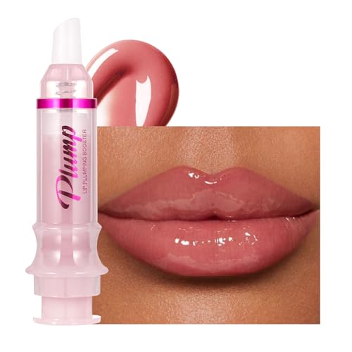 LIP PLUMPing Gloss Oil Feuchtigkeitsfeuchter Nahrhaftes Plump & Schmollfleck Make Up Geschenk Für Frauen Boosteröl Feuchtigkeitsfeuer Für Frauen Und Mädchen von Oxxggkao