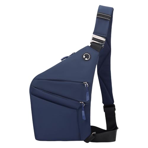 Leichte Brustbeutel Crossbody Tasche Mit Verstellbarem Riemen Und Anti Diebstahlsanbieter Schultertasche Für Stadtabenteuer Herren Reise Chest Tasche von Oxxggkao