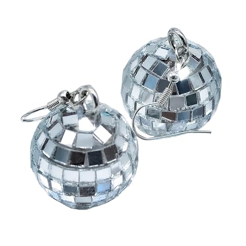 Leichte LED Schütteln Ohrringe Retro Reflektierender Ball Dangle Ohrohrschmuck Für Mode Enthusiasten Modeaccessoires von Oxxggkao