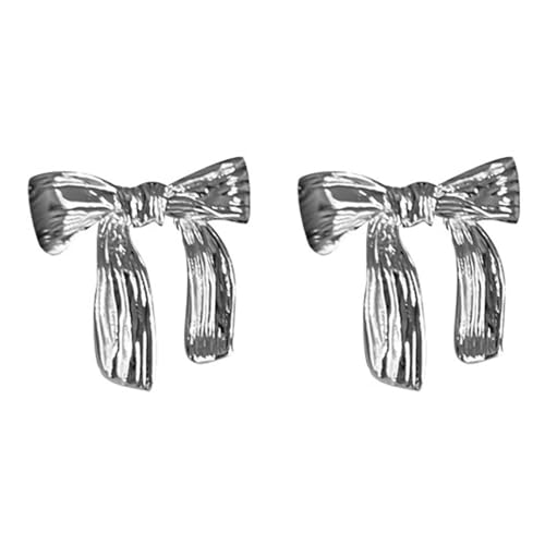 Mode Bowknot Studs Ohrring Elegant Ohr Piercings Schmuck Stilvolle Bogen Gestapelt Hoop Dangle Ohrringe Accessor von Oxxggkao