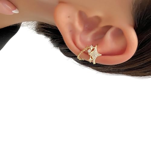 Mode Forward Sternohr Cuff Clip Schmuck Für Frauen Stilvoll von Oxxggkao