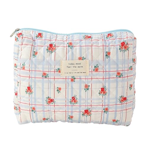 Mode Kosmetiktaschen Für Frauen Blumenmuster Make Up Tasche Mit Großer Kapazität Perfekt Für Reisen Und Tägliche Nutzung Und Tägliche Nutzungstasche von Oxxggkao