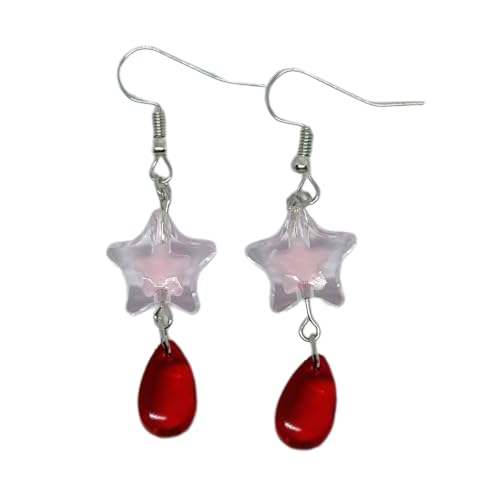 Modeblut Drop Star Dangle Ohrringe Für Frauen Mädchen Harzohrring Halloween Geschenk Ohr Dangles Vintage Schmuck Geschenk Drop Ohrringe Modeblut Drop Star Dangle Ohrringe Für Frauen Mädchen Harzohrring Halloween Geschenk Ohr Dangles Vintage Schmuck Geschenk Drop Ohrringe von Oxxggkao