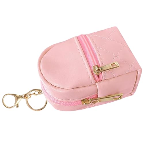 Modische kleine Kosmetiktasche für Damen, PU-Leder, Lippenstift-Halter und Karten-Organizer, tragbare Make-up-Tasche, PU-Leder-Lippenstift-Halter, a, Einheitsgröße von Oxxggkao