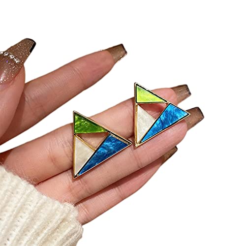 Nadel Acryl Geometrische Farbohrringe High Fashion Pendell Ohrring Für Frauenfreundin Für Frauen von Oxxggkao