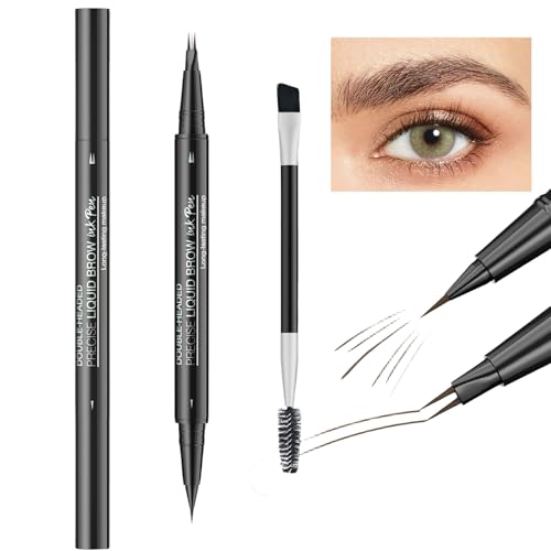 Natürlich Aussehendes Augenbrauenstift Und Pinselset Mit Doppelspitzen Kosmetisches Werkzeug Für Tägliche Make Up Oder Make Up Für Besondere Anlässe von Oxxggkao