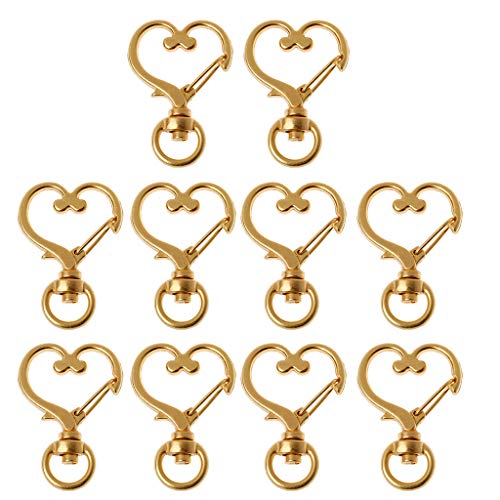 Oxxggkao 10 Stücke Gold Silber Small Legierung Hummerverschlüsse Hakenanschlüsse Für Schlüsselbundarmband Schmuck Erstellen Erkenntnisse Keyring Keyrings Männer Tags Personalisierte Keyrings von Oxxggkao