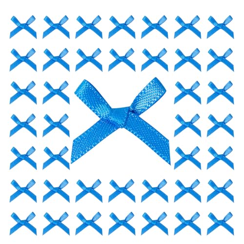Oxxggkao 200 PCs Satins Band Bögen Handarbeit Bunt BAU Dekoration Bogenknoten Zum Nähen Scrapbooking Craft Gift Wrap Accessoires Geschenkverpackungsbedarf Hochzeit von Oxxggkao