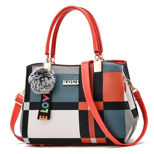 Oxxggkao 2023 Crossbody Bag Vintage Schulter Für Frauen Modemessenger Mit Haarball Tasche Handtasche Vielseitiges Leder Verleiht Jedem Outfit Einen Hauch Von Mode von Oxxggkao
