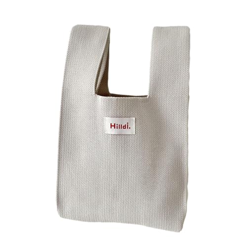 Oxxggkao 2023 Tasche Tasche VERSATILE Häkelgestrickte Handtasche Freizeit Trendy Handy Für Mädchen Frauen Feste Farbe Lady Geldbeutel Weicher Und Komfortabler Touch von Oxxggkao