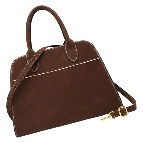 Oxxggkao All Matching Umhängetasche Für Frauen Mode Handtasche Arbeit Crossbody PU Leder Messenger Top Frauen Schulter Lässig Crossbody Große Kapazität Handtasche Retro Arbeit von Oxxggkao