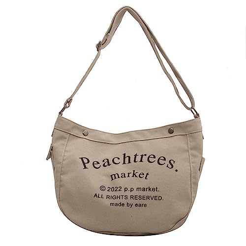 Oxxggkao Buchstabe Bedruckte Umhängetasche Große Kapazität Crossbody Taschen Für Teenager Messenger School Umhängetasche von Oxxggkao