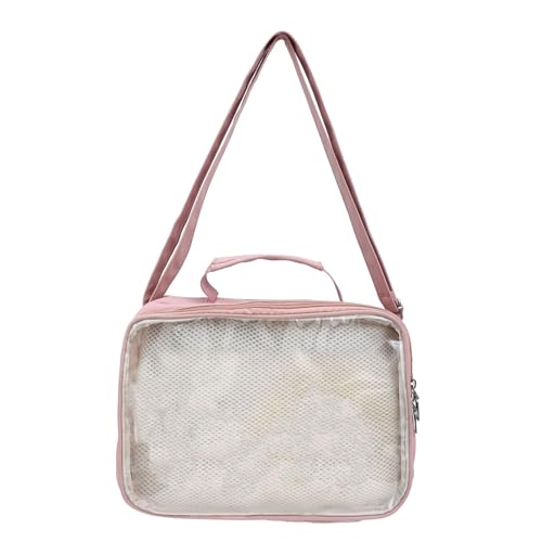 Oxxggkao Damen Klare Umhängetasche Japanische Stile Crossbody Schoolbag Itabag Messenger Für Pin Display Frauen Itabag Crossbody Japanische Stil Schulter Für Pin Display von Oxxggkao
