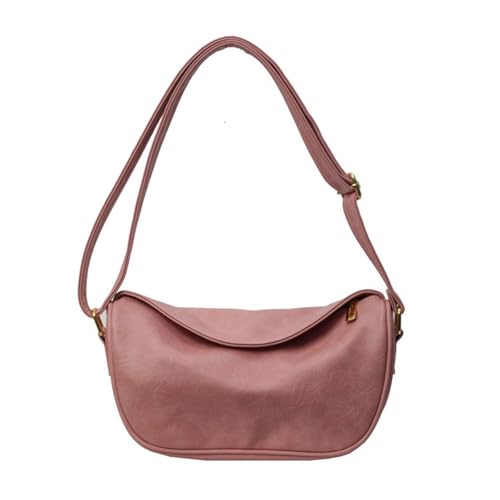 Oxxggkao Damen Knödeltasche, einfarbig, Schultertasche, lässig, Umhängetasche, PU-Leder, Kuriertasche für Shopping, Verabredungen, Damen, PU-Leder, einfarbig, Crossbody, a, One Size von Oxxggkao