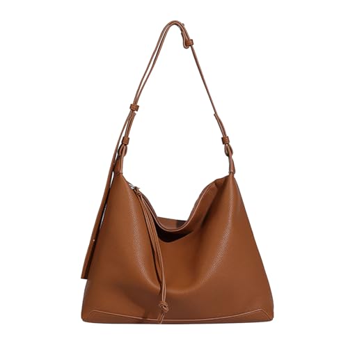 Oxxggkao Damen PU Leder Umhängetasche Große Kapazität Achsel Casual Handtaschen All Matching Achseleinkaufsdating Frauen Achselhilfe Von Großer Kapazität Handtasche All Matching Schulter Pendeln von Oxxggkao
