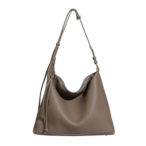 Oxxggkao Damen PU Leder Umhängetasche Große Kapazität Achsel Casual Handtaschen All Matching Achseleinkaufsdating Frauen Achselhilfe Von Großer Kapazität Handtasche All Matching Schulter Pendeln von Oxxggkao
