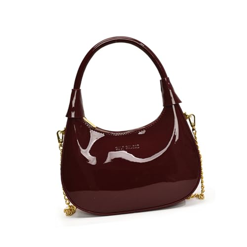 Oxxggkao Damentasche Trendy Achsel Damen Kette Crossbody Mode Unterarm Top Griff Herbst Winter Schulter Frauen Achsel Handtasche Herbst Winter Schulter Unterarm, a, One Size von Oxxggkao