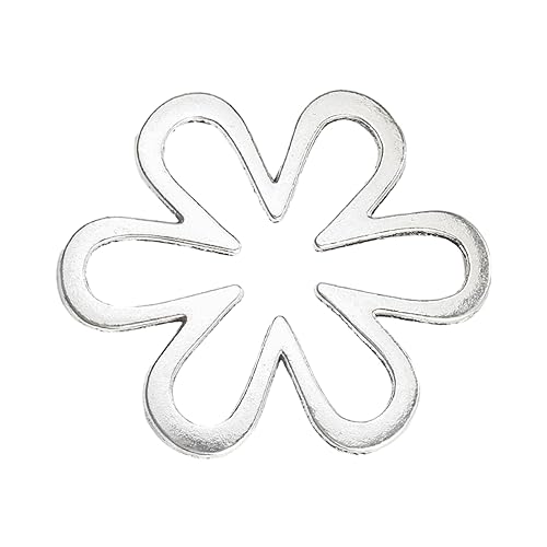 Oxxggkao Elegante Unregelmäßige Blumenhalshalskette Für Frauen Hohlkügelchen Hänge Für Armband Schmuck Hohlzauber von Oxxggkao