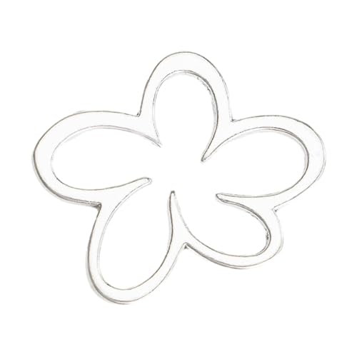 Oxxggkao Elegante Unregelmäßige Blumenhalshalskette Für Frauen Hohlkügelchen Hänge Für Armband Schmuck Hohlzauber von Oxxggkao