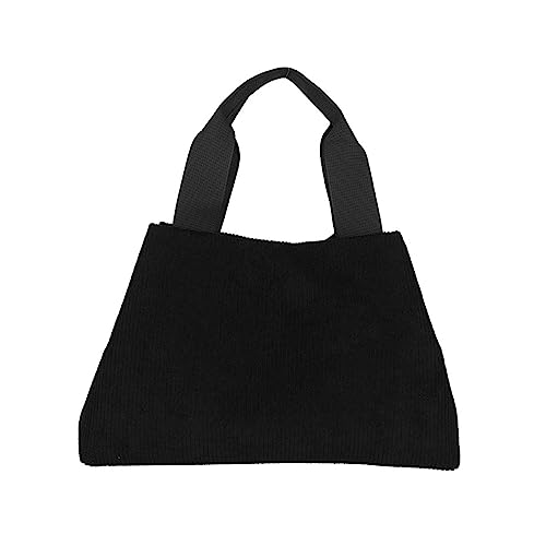 Oxxggkao Elegante wiederverwendbare Tragetasche, großes Fassungsvermögen, Geldbörse, Retro, lässige Taschen, modische Umhängetaschen, Kord, Damen-Handtaschen, große Kapazität, Geldbörse, Umhängetasche von Oxxggkao