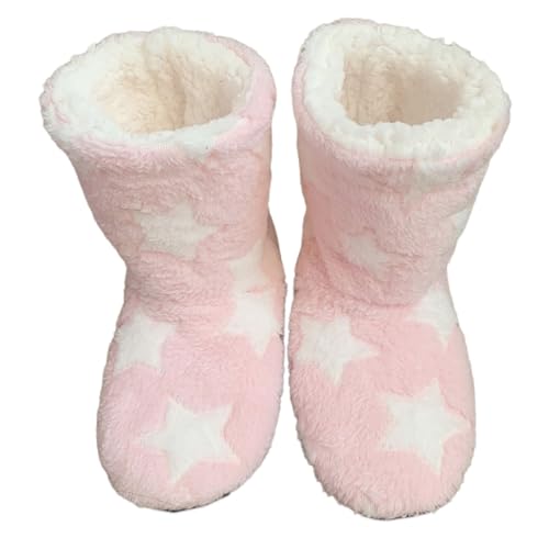 Oxxggkao Flauschige Damen-Slipper-Socken, gemütlich, weich, flauschig, warm, flauschig, dick, Winter-Plüsch-Hausschuhe, F, G von Oxxggkao