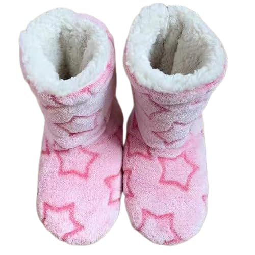Oxxggkao Flauschige Damen-Slipper-Socken, gemütlich, weich, flauschig, warm, flauschig, dick, Winter-Plüsch-Hausschuhe, h, I von Oxxggkao