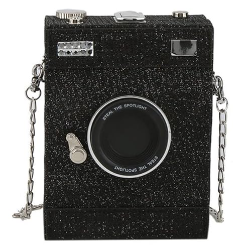 Oxxggkao Frauen Kameratasche PU Leder Messengers Crossbody Ketten Gurt Schulter Umschlag Kupplung Für Tägliche Kettenriemen Schulter Für Frauen Kamera Box Crossbody Kleines Quadrat von Oxxggkao