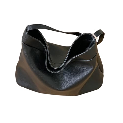 Oxxggkao Frauen Mode Umhängetasche PU Leder Slouchy Patchwork Unterarm Geldbeutel Casual Achselhöhle Für Den Täglichen Gebrauch Bequemer Top von Oxxggkao